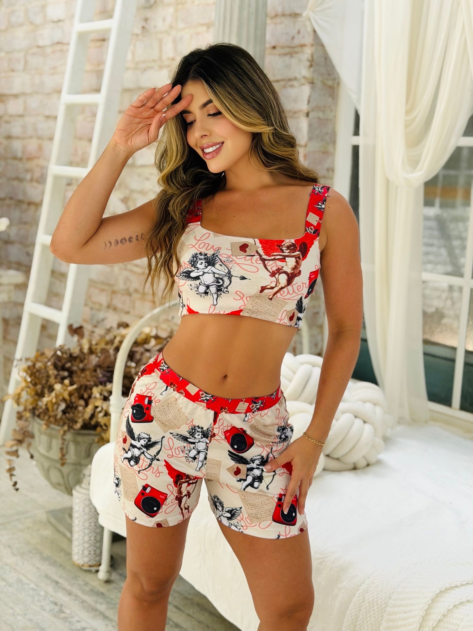 Short Camisa + Top Angeles
